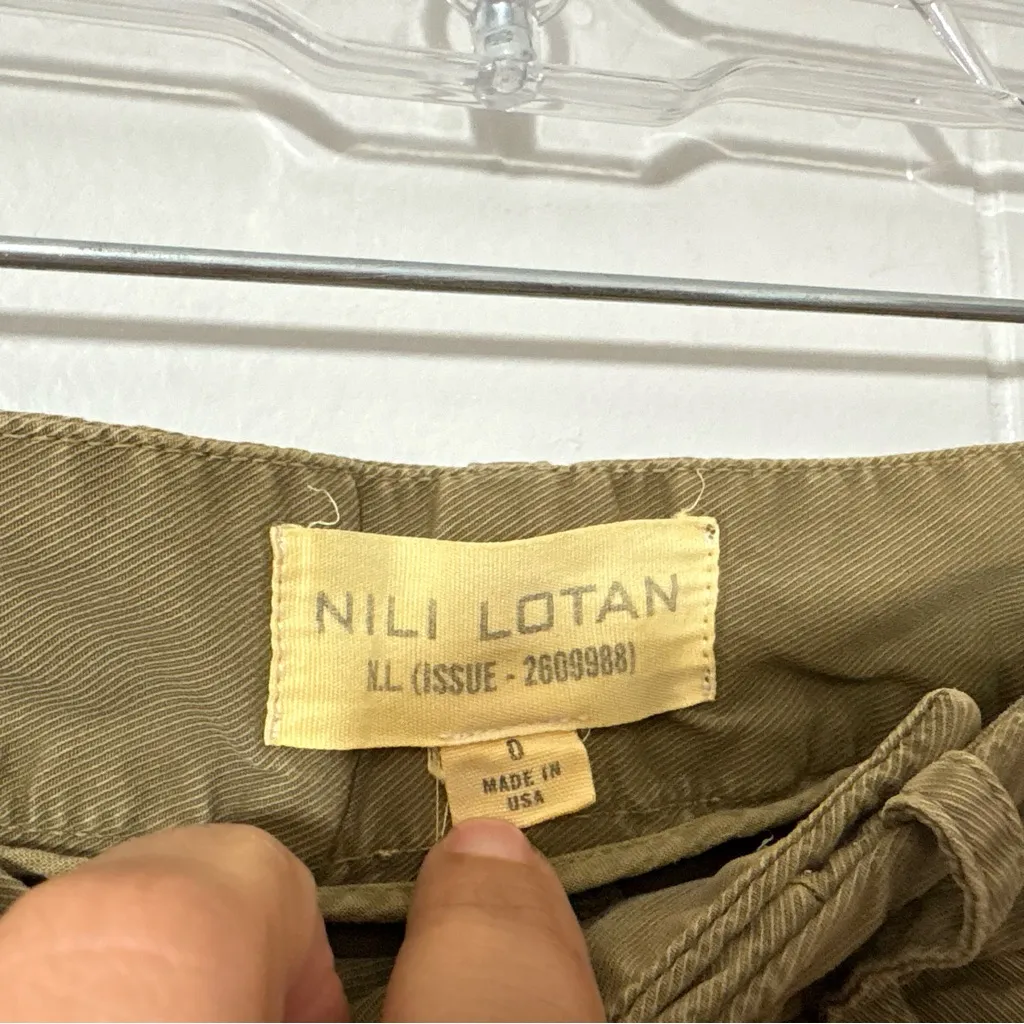 Nili Lotan East Hampton Pants Tan Brown Trousers 2609988 Size 0 - Image 6