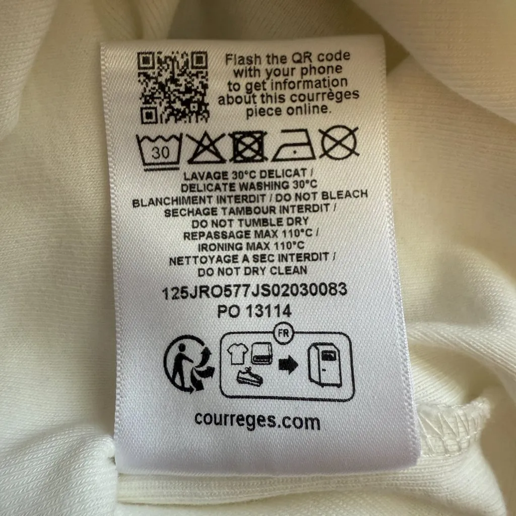 Courreges Paris Embroidered Cotton - Image 15