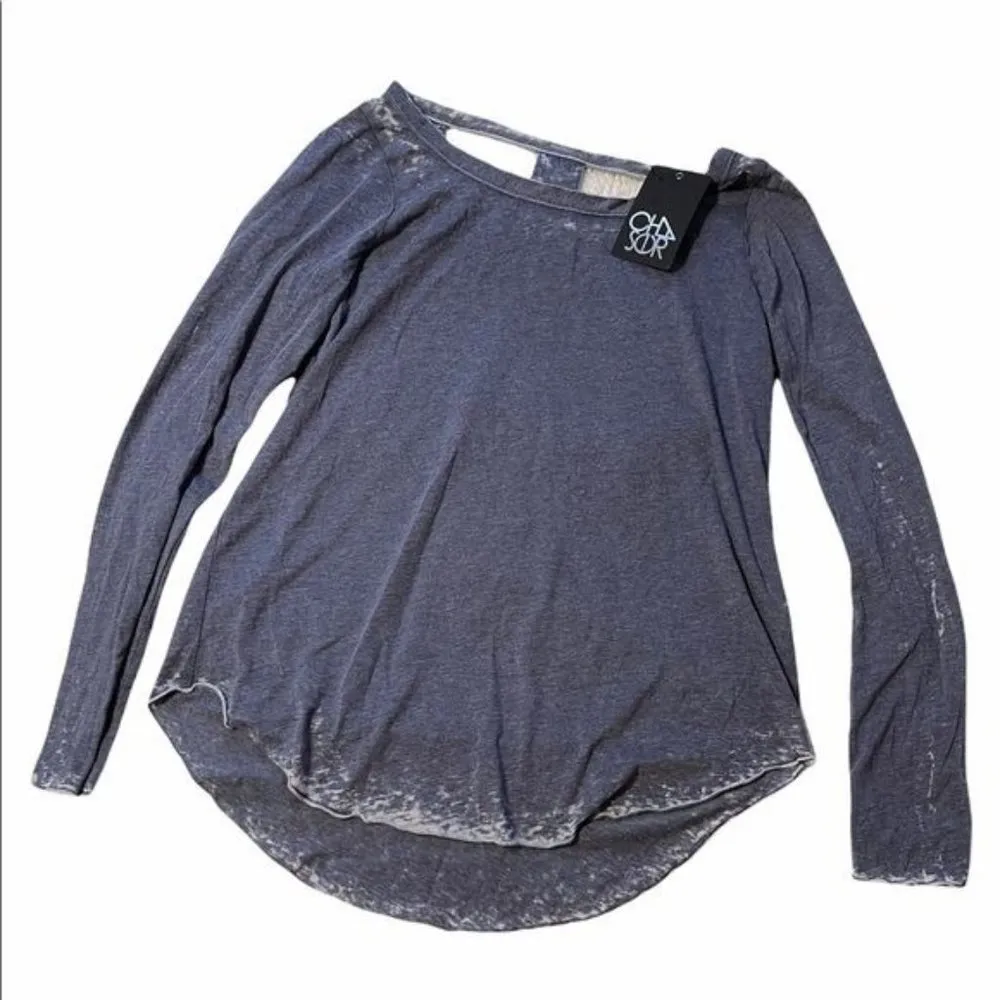 Chaser Distressed Long Sleeve Shirt NWT - Image 3