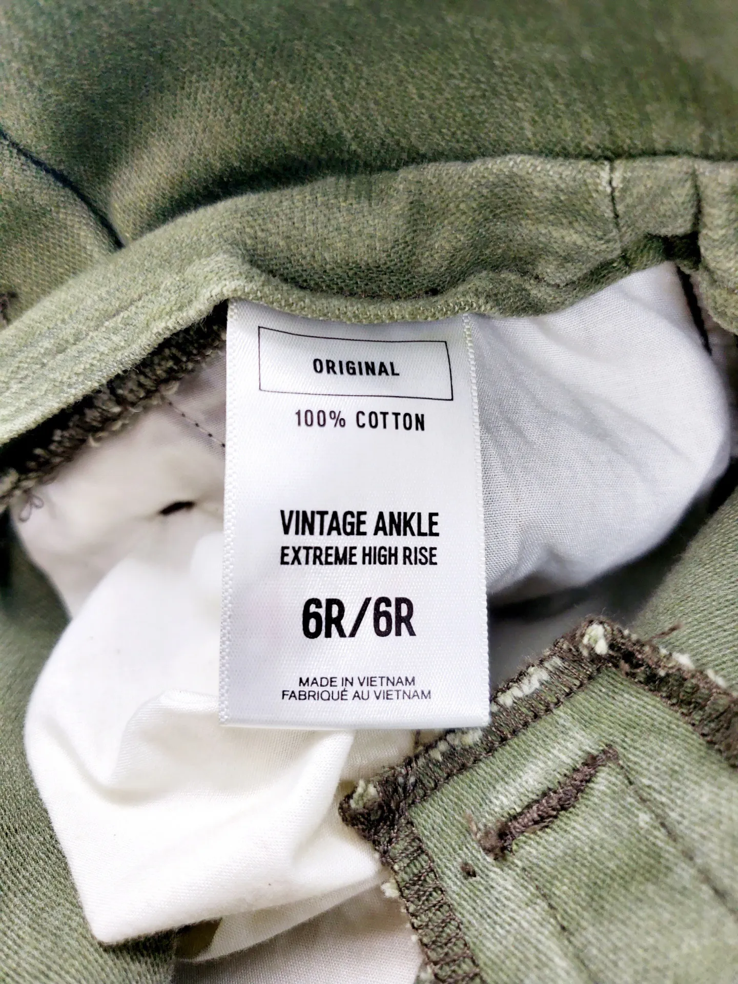 Vintage Ankle Extreme High Rise Jeans - Image 4