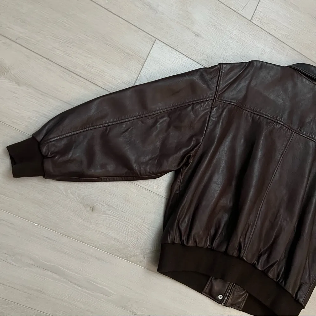 LAMARQUE Tatum Jacket in Dark Brown Size Medium - Image 9