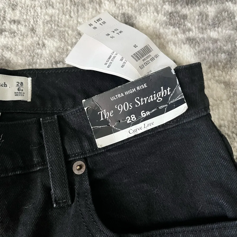 NEW Abercrombie & Fitch The 90s Straight Ultra High Rise Curve Love - Image 7