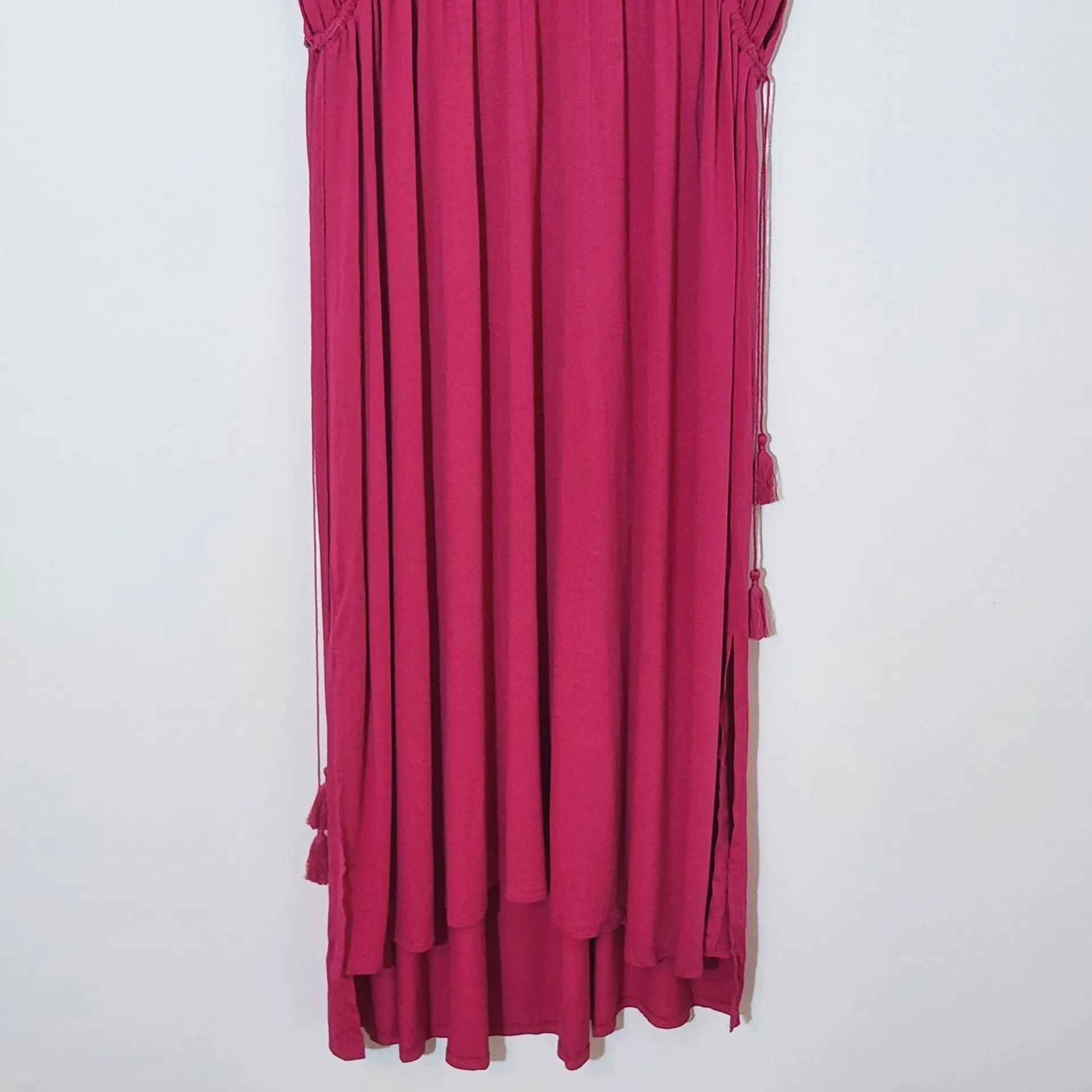 LOFT Beach Fuchsia Cover-Up Dress NWT Size Large Hot Pink Beach Dress - Image 3