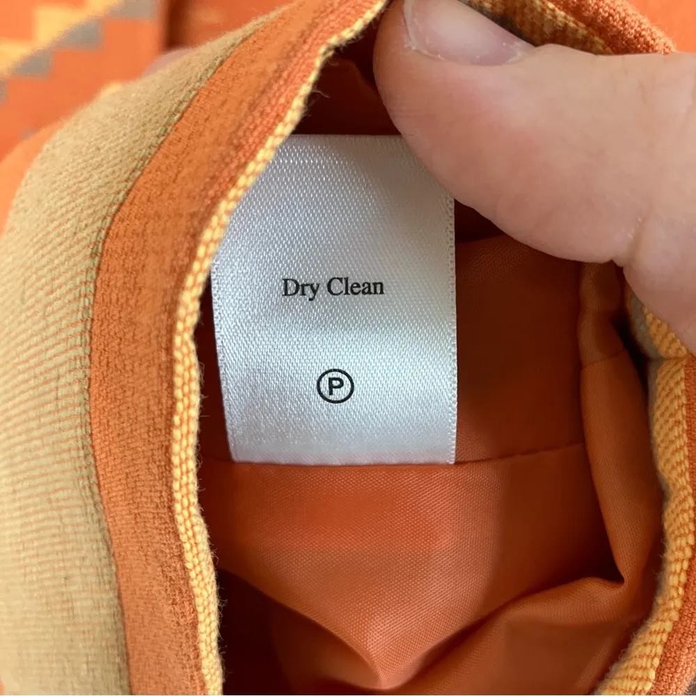 Coldwater Creek | Southwestern Aztec Embroidered Orange Button Jacket 18W - Image 5