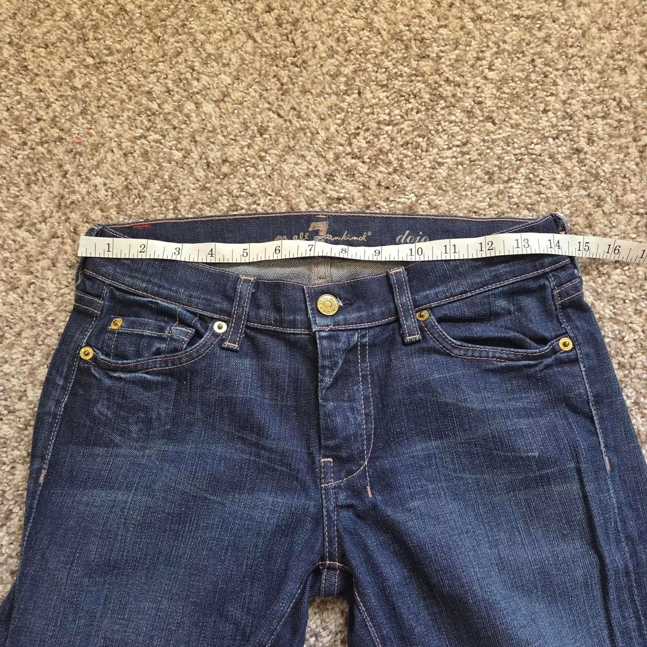 7 for all mankind dojo jeans 27x33 Blue Size 27 - Image 5