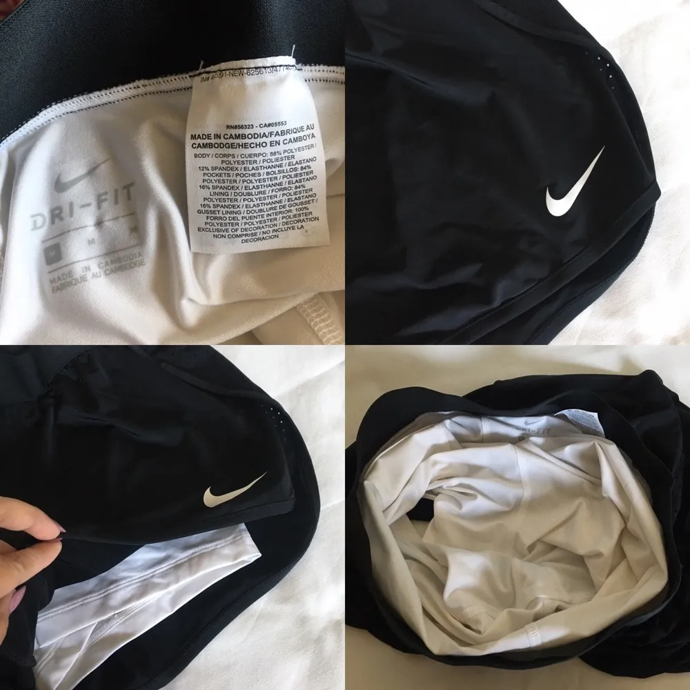 NIKE Women’s Black Training Shorts M - Image 7