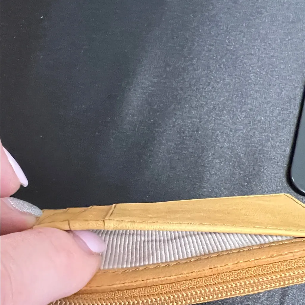 Margot New York | “Kate” Leather Card Case Keyring Tan - Image 6