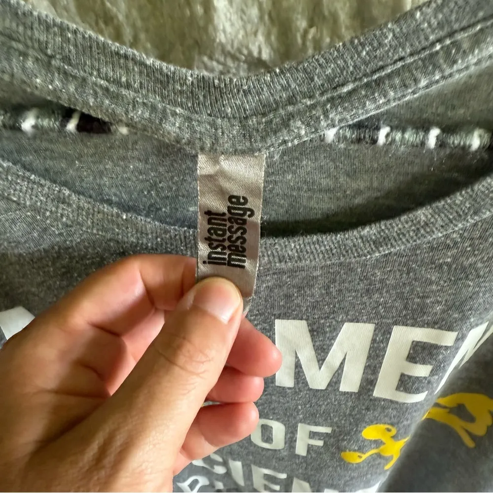 Instant Message Gray Science Graphic T - Image 3