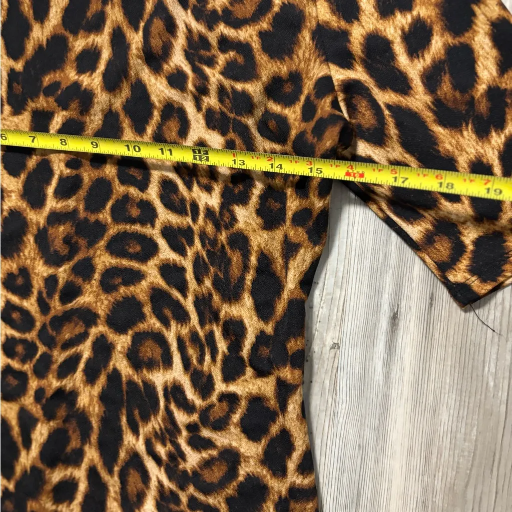 Forever 21 Animal Print Midi Dress very stretchy - Image 3