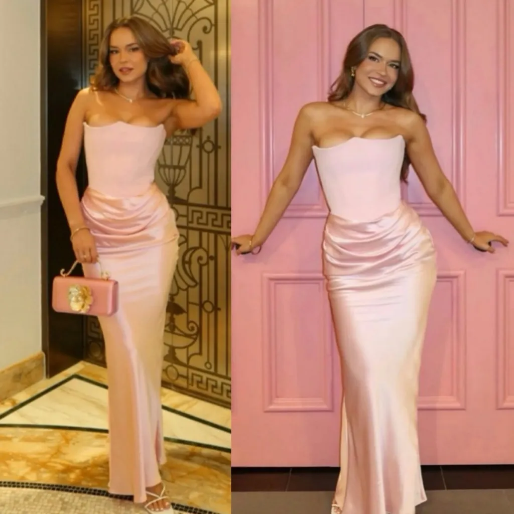 HOUSE OF CB XS A-C 'Persephone' Rose‎ Shadow Strapless Corset Maxi NWOT - Image 16