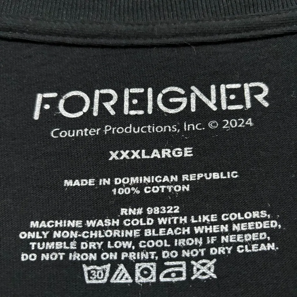 Foreigner I Want to Know What Love Is 1984 Rock Band Tee XXXL - Image 4