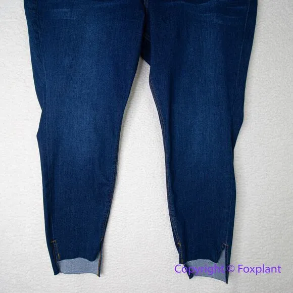 New! Eloquii‎ skinny step hem jeans, women plus size 26 - Image 2