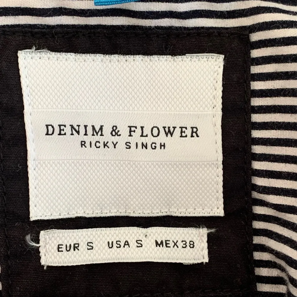 Denim & Flower Ricky Singh Ditsy Floral long Sleeve Button Down Shirt Small S - Image 6