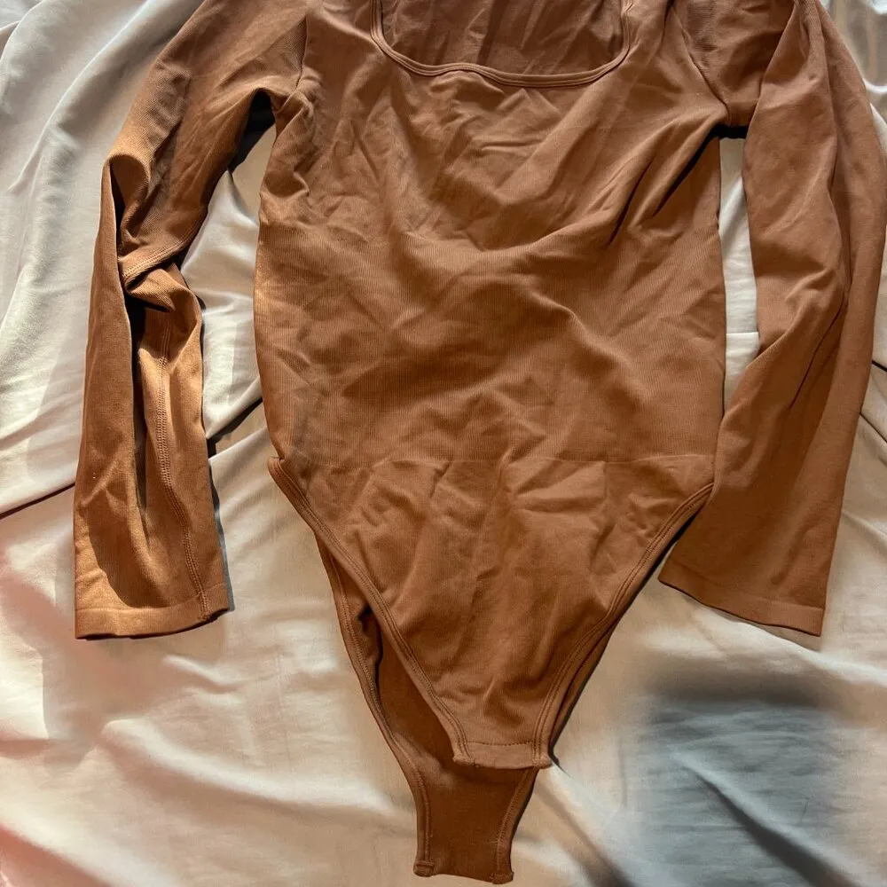 OQQ large bodysuit Tan - Image 3