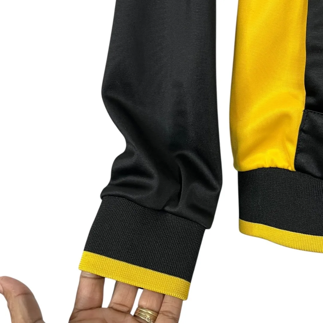 NFL Team Apparel Womens Pittsburgh Steelers Track Jacket Black/Gold Sz. Medium - Image 4