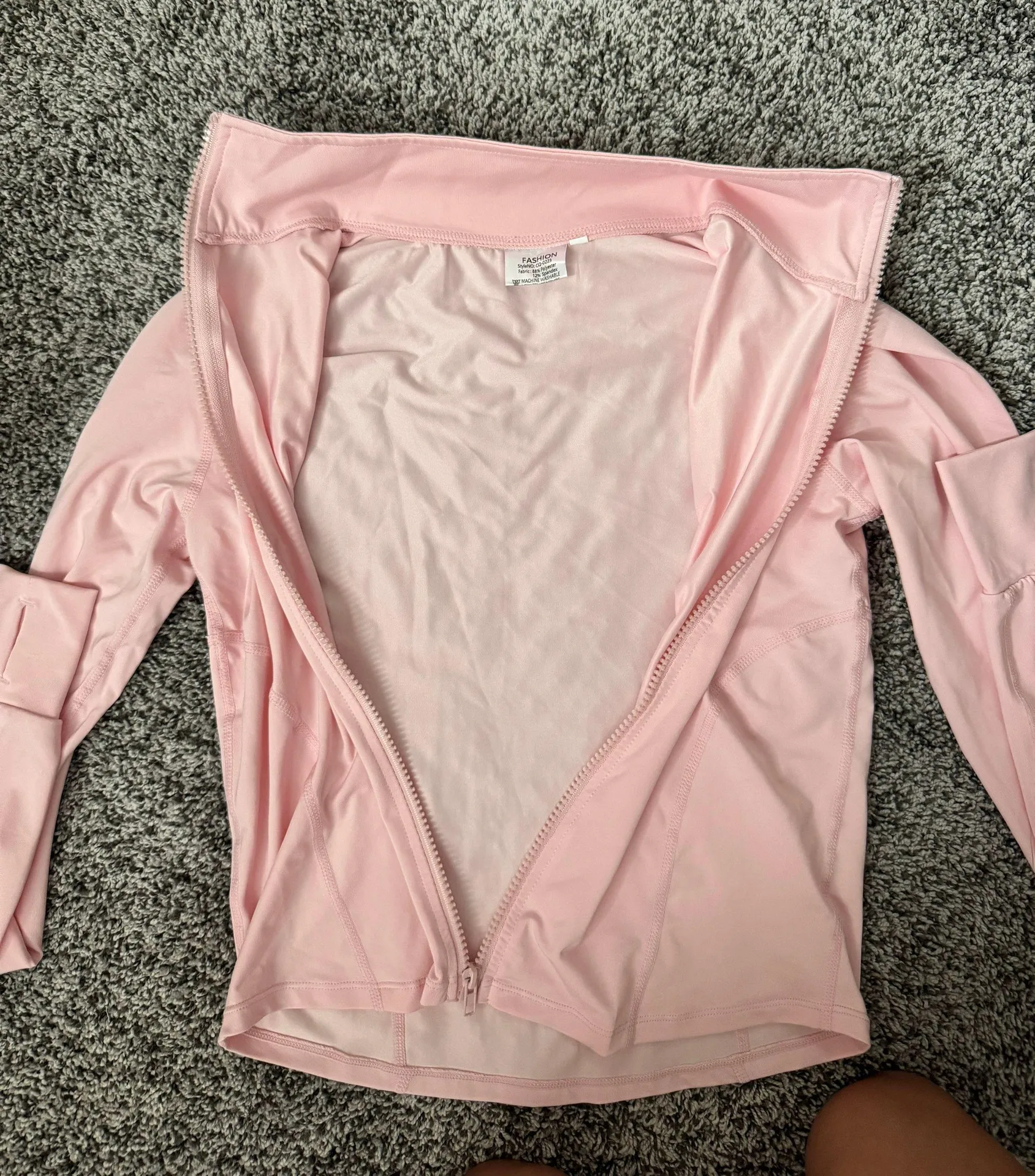 Gray / Pink Gym Jacket - Image 2