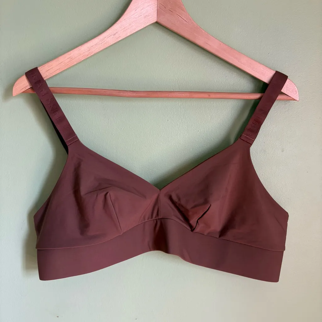 Nubian Skin Wireless Bra Brown Size XXL - Image 3