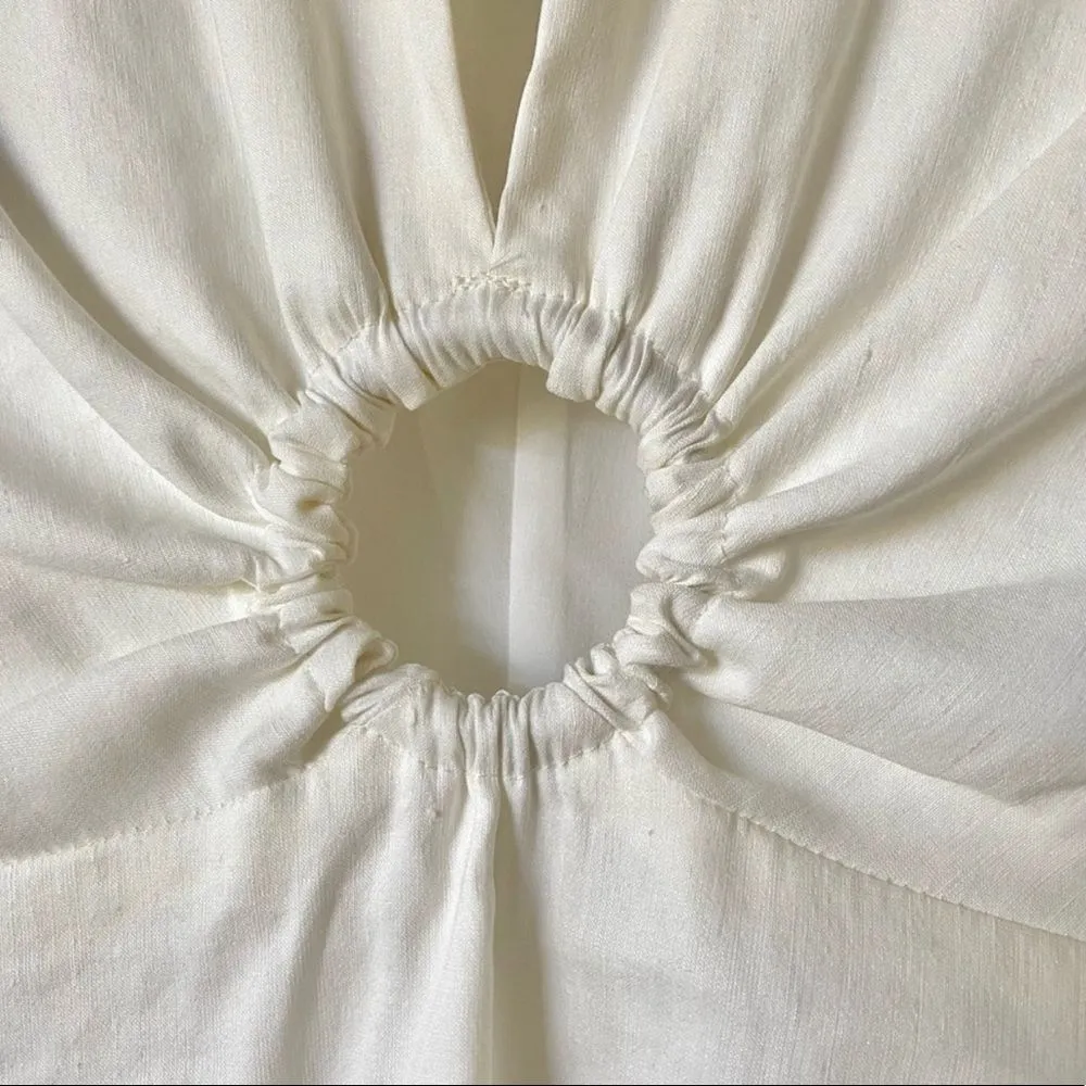 Zara NEW white linen dress - Image 16