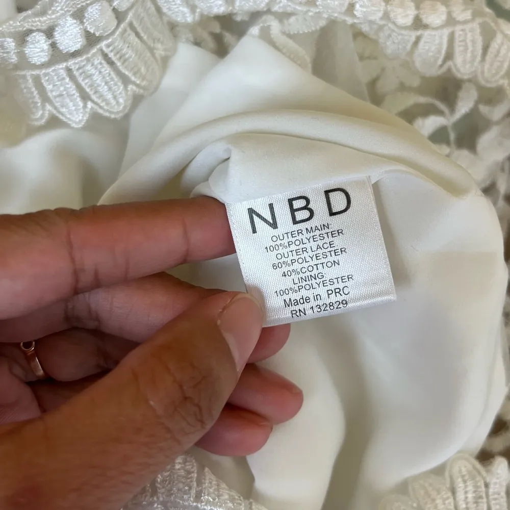 NBD Picnic Day Romper in Ivory - Image 9