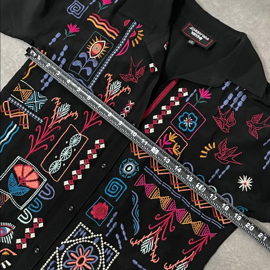 Johnny Was Campo Relaxed Oversized Shirt size XS - Image 7