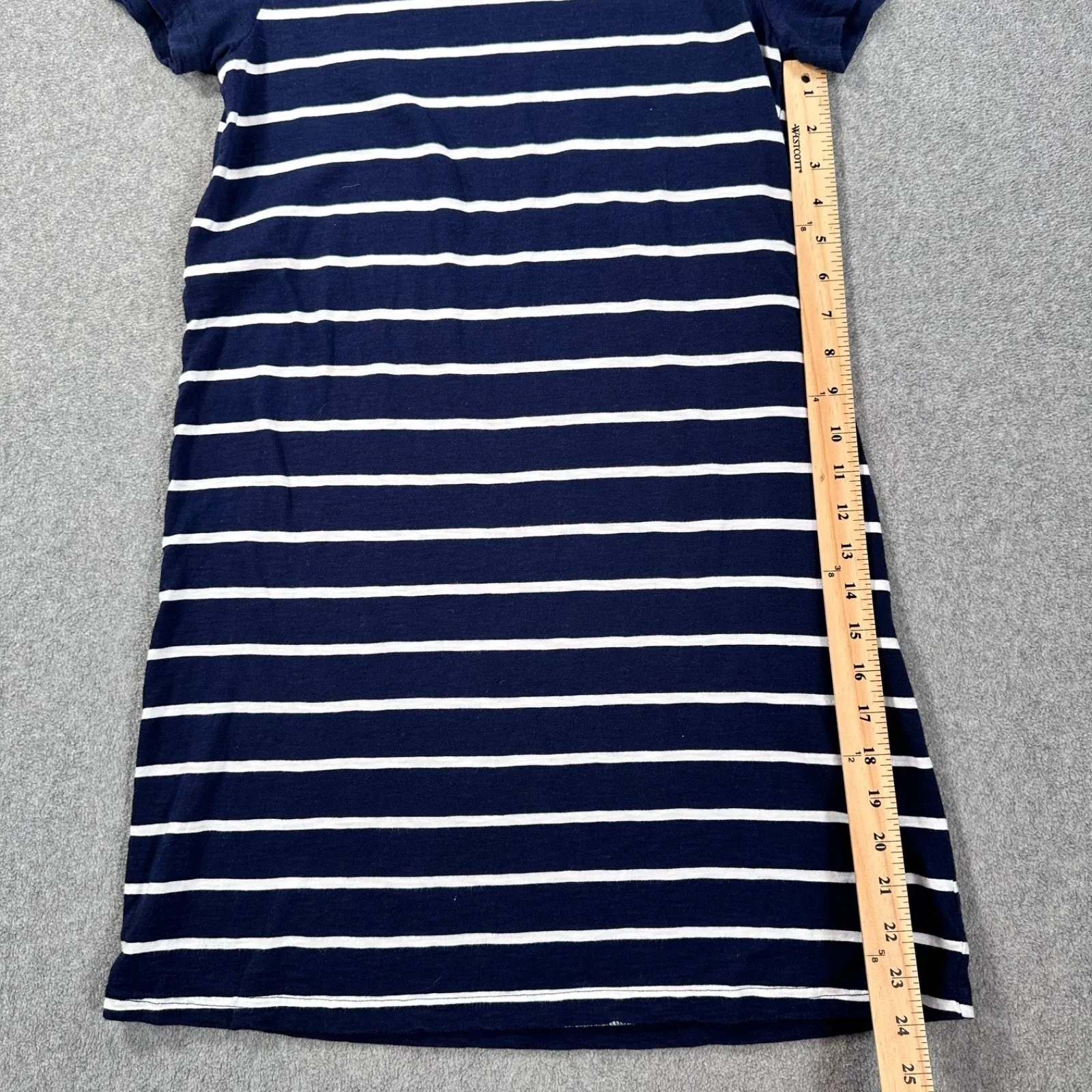 Southern Tide Striped T-Shirt Dress Womens X-Small Sunfarer Collection Navy Blue - Image 3