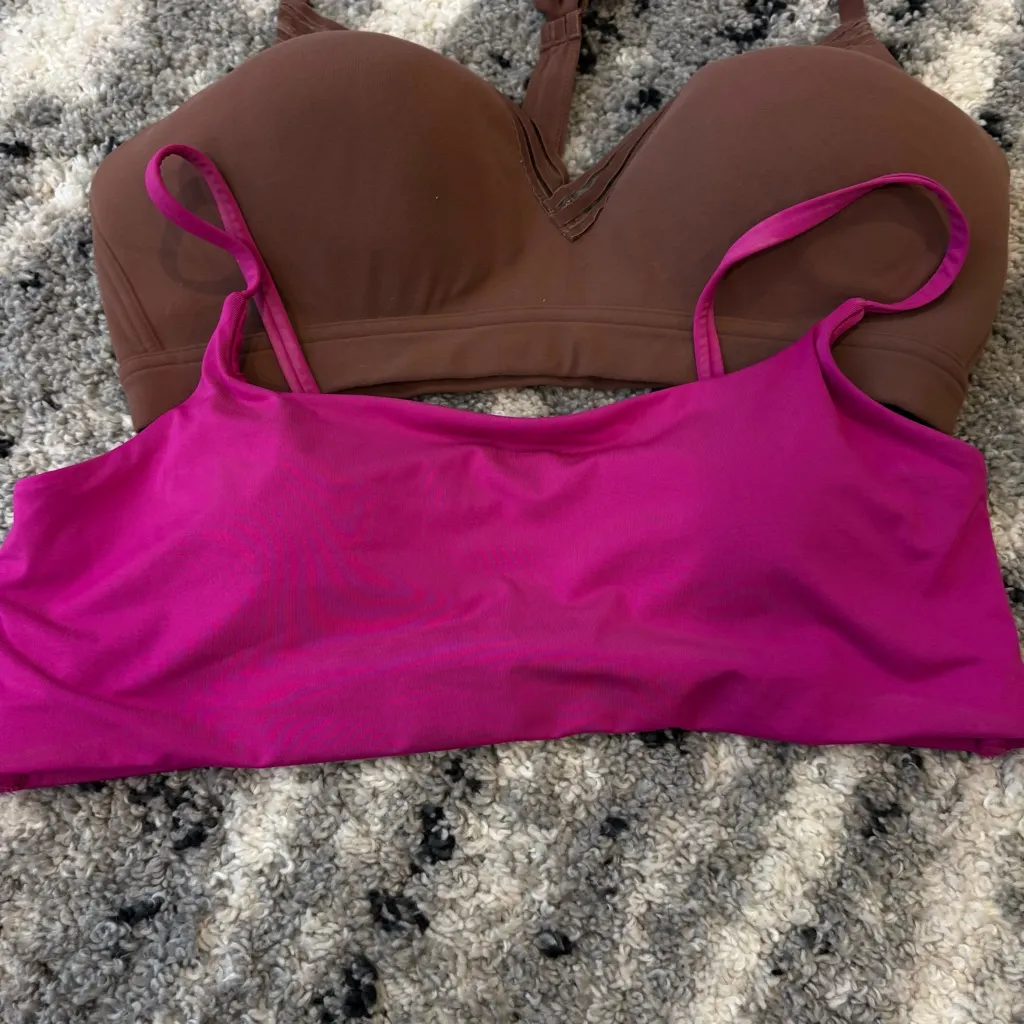 Athleta Bra Swim Top and Shorts Size Large - Image 2
