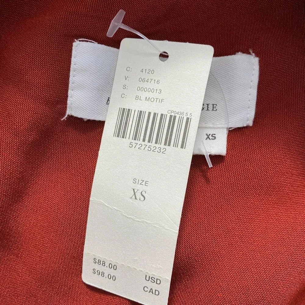 Anthropologie Sisters Gulassa Caterina‎ Mini Skirt Floral Orange Blue Size US XS - Image 12