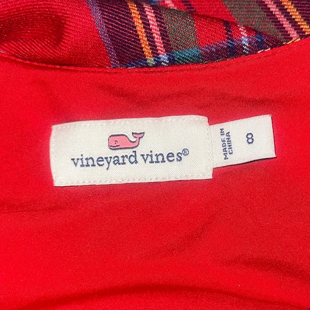 Vineyard Vines Jolly Plaid Shift Dress - Image 8