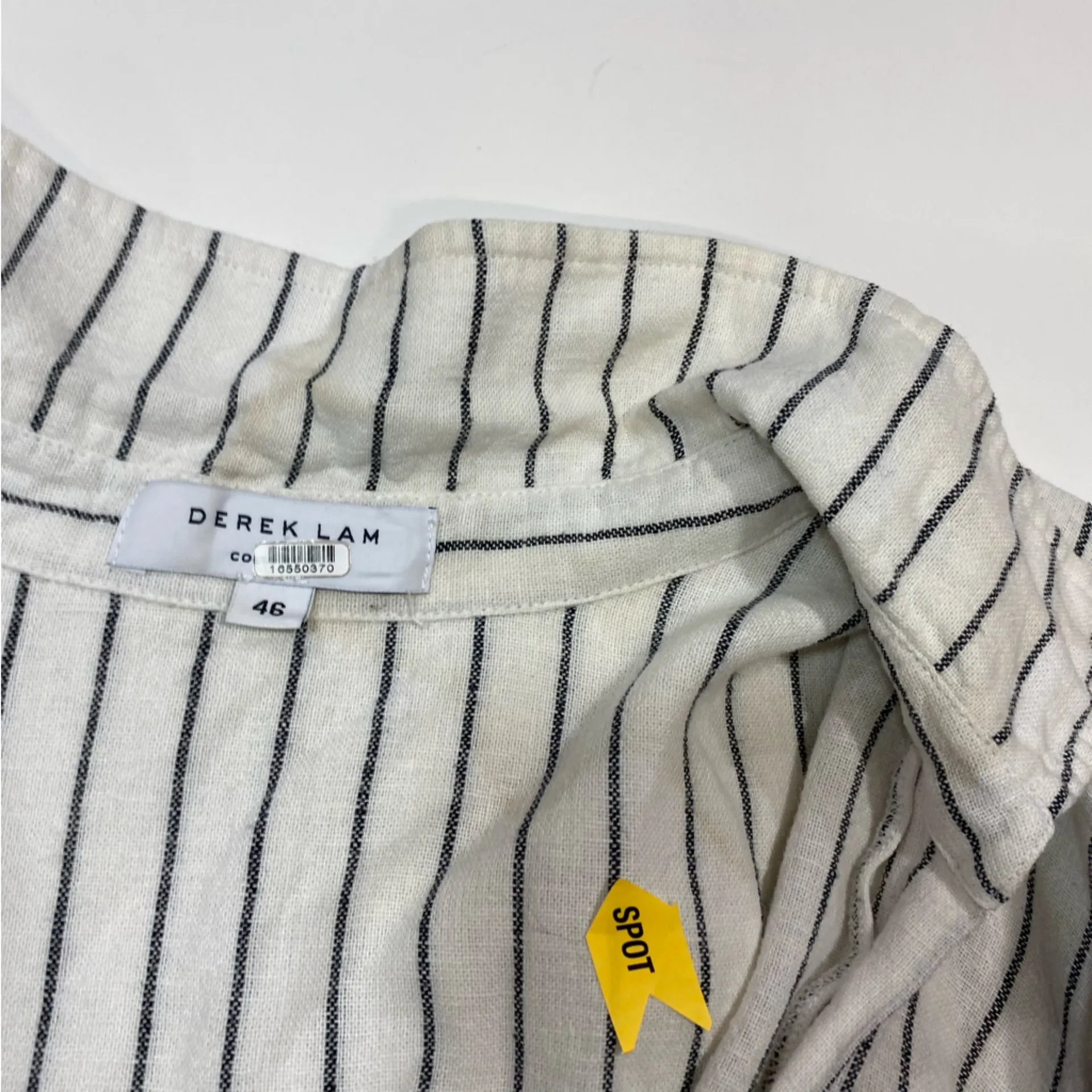 Derek Lam 10 Crosby Knot Waist Shirt Dress Size 46 White - Image 7