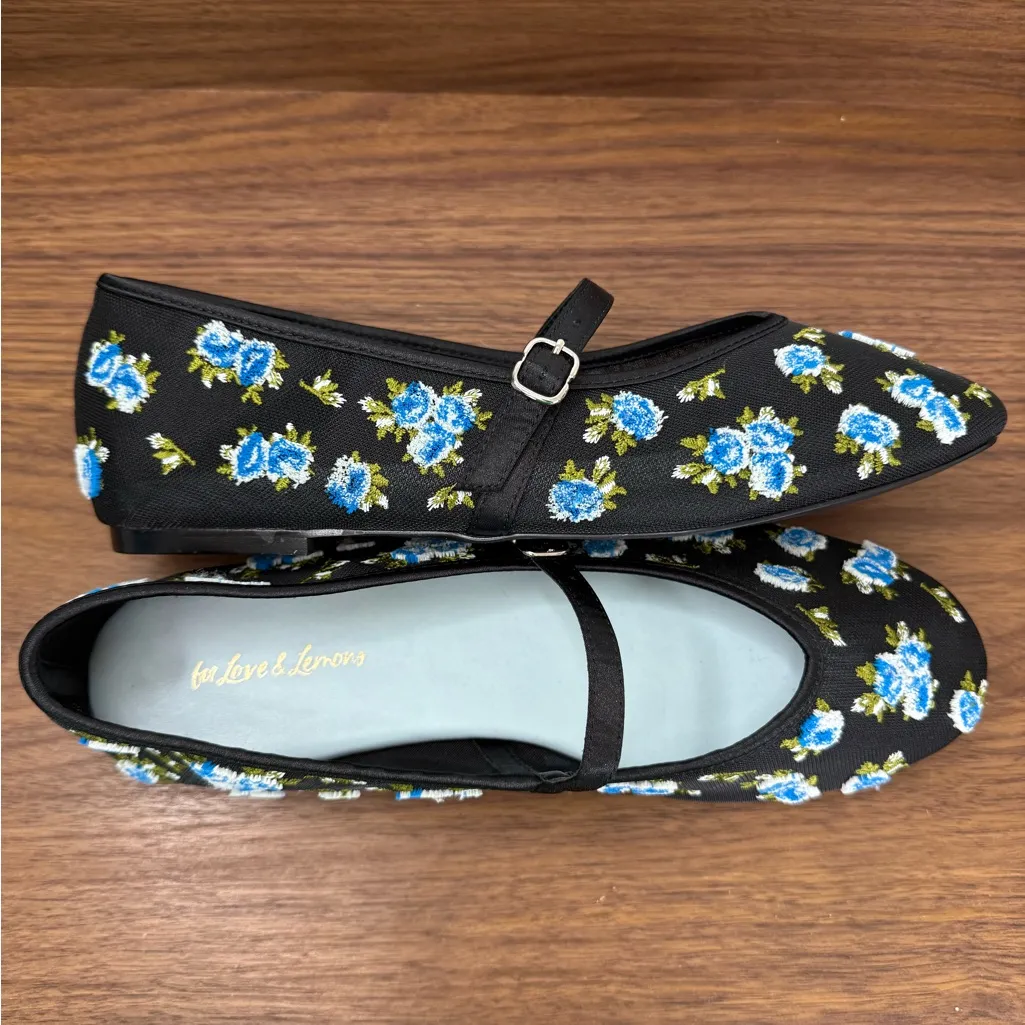 For Love and Lemons Evelyne Mesh Ballet Flat size 10 - Image 8