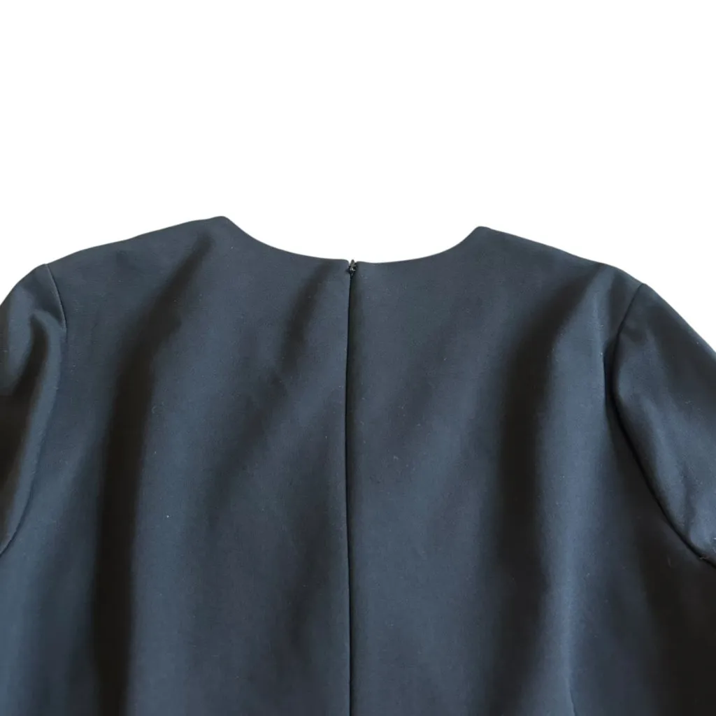 Cynthia Steffe Victoria Black Pointe Dress Faux Wrap Long Sleeve Size 12 Women's - Image 7