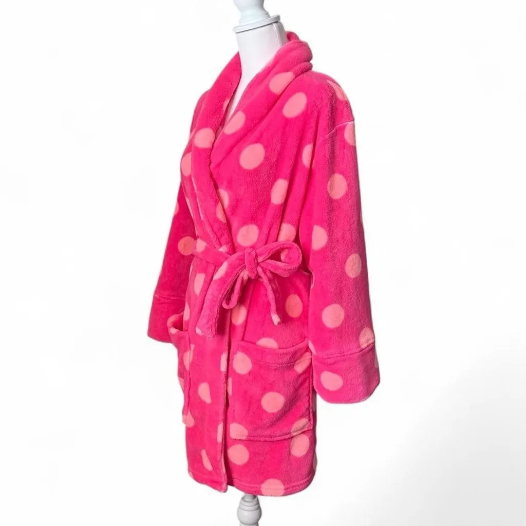 PINK Victoria’s Secret Polka Dot Robe - Image 3