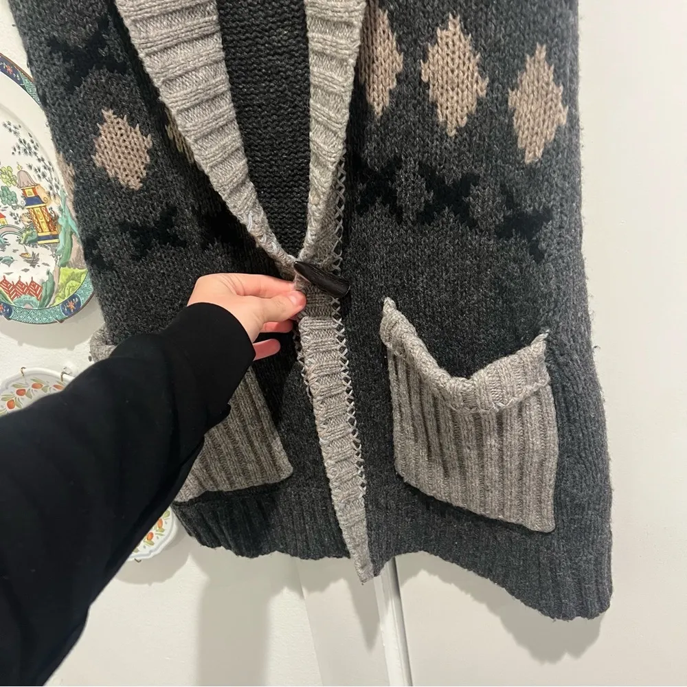 Free People Lambswool Sleeveless Cardigan - Image 2