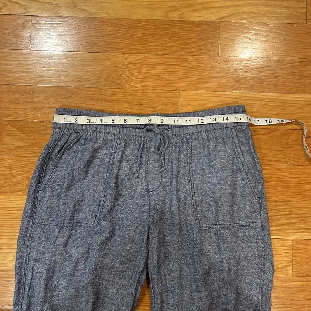 OLD navy women linen blend pants size medium tall . - Image 6