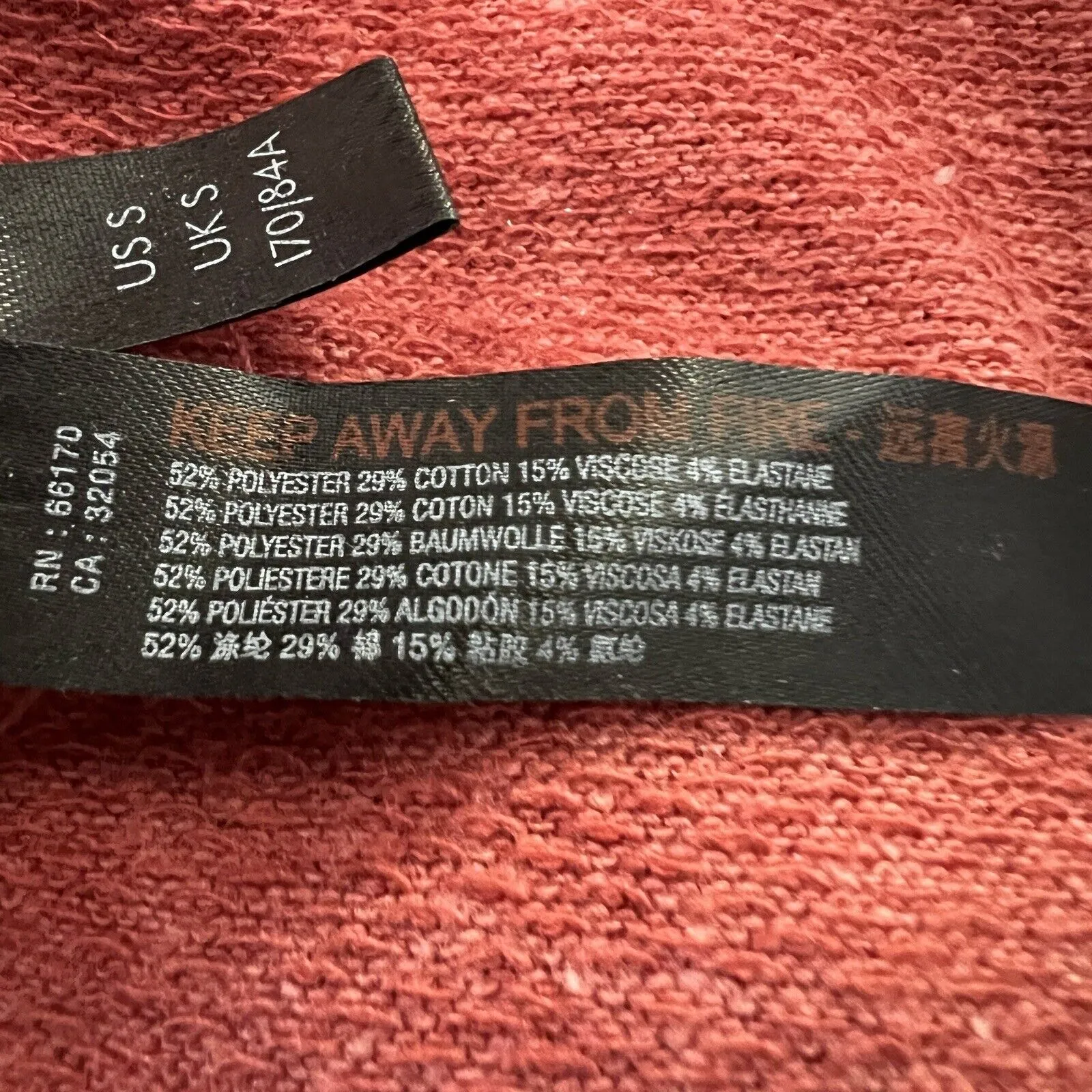 Urban Outfitters Out From‎ Under Shirt Women Small Rust Red Henley Crop Casual - Image 7