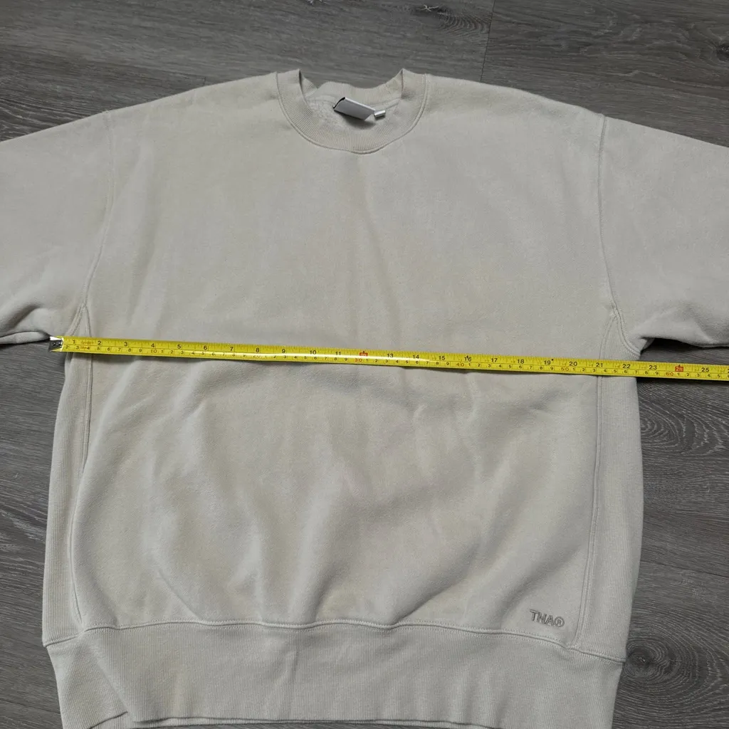 TNA Aritzia Sweatfleece Cozy Fleece Boyfriend Fit Crewneck Sweater - Image 6