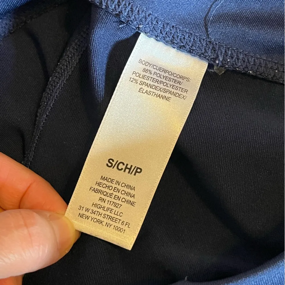 Head Blue Capri Athletic Workout Leggings Size Small - Image 6