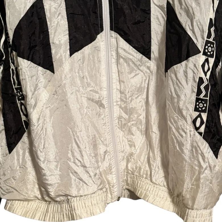 Vintage Laura Katherine‎ Nylon Jacket Black Size L - Image 3