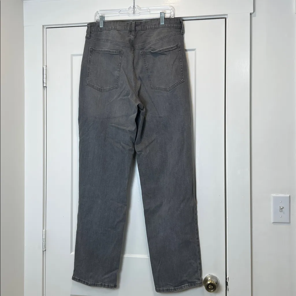 Old Navy Women's Gray Hi rise O.G. Loose jeans size 14 Tall. - Image 8
