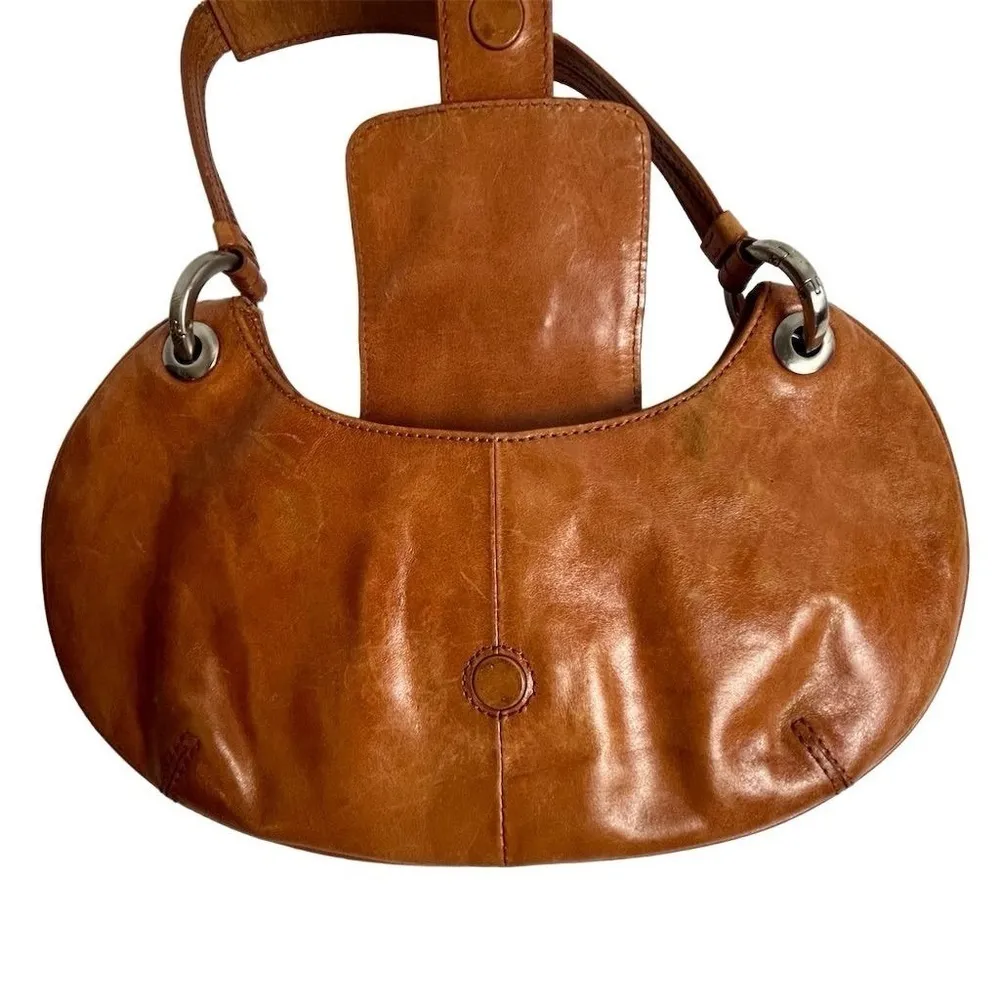 Kenneth Cole New York Women's Brown Leather Shoulder Bag Small - Image 9