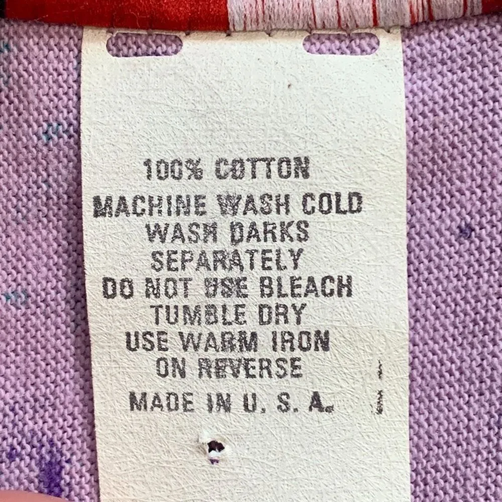 Vintage Spin Art Romper Lilac Oversized Baggy Sleeveless Glitter Paint Splatter Purple Size undefined - Image 7