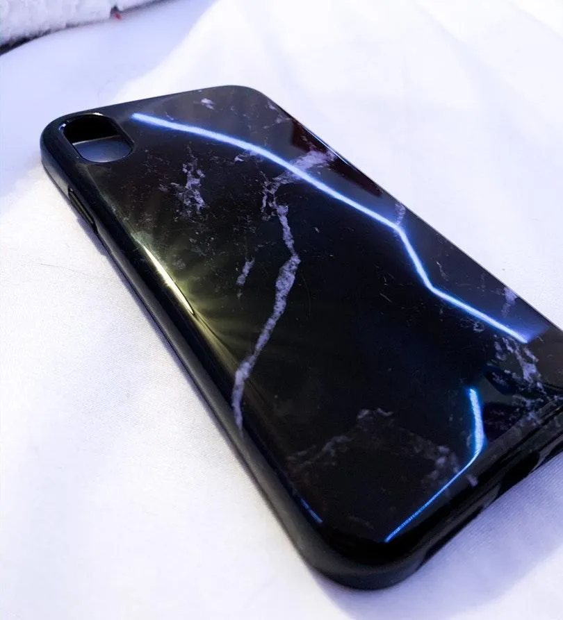 Casely Black Marble iPhone XR Case - Image 4