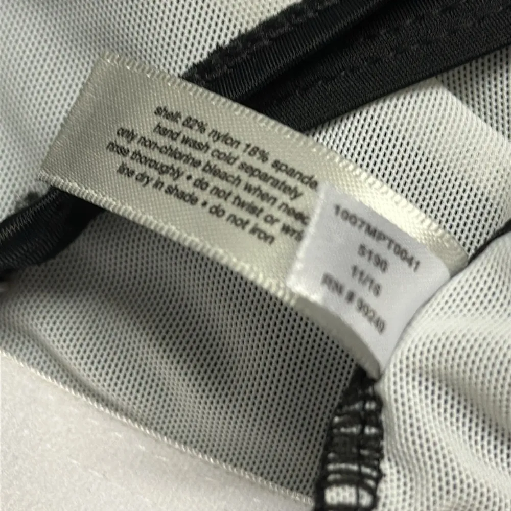 Catherines Swimsuit Tankini Top Black White Yellow Geometric Print Plus Size 26W - Image 9