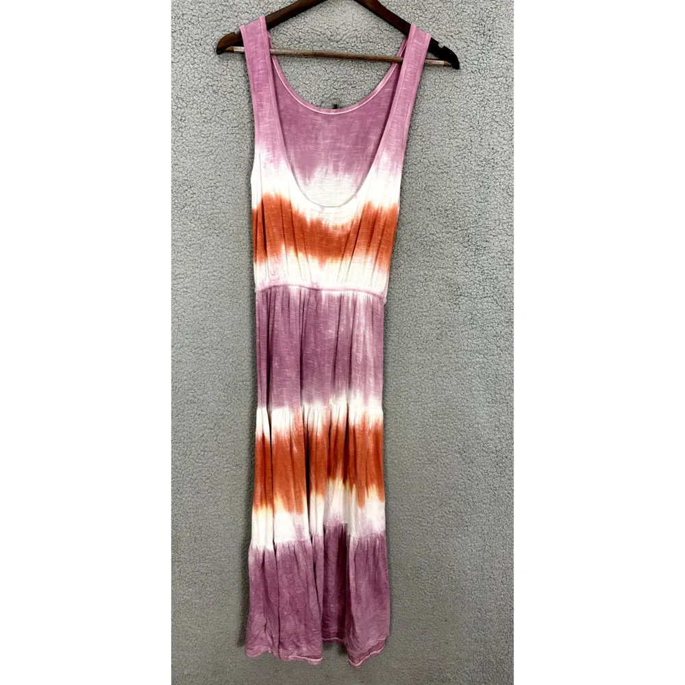 Knox Rose Maxi Dress Womens Small purple‎ Tie Dye Tie Waist Boho Hippie Beach - Image 3