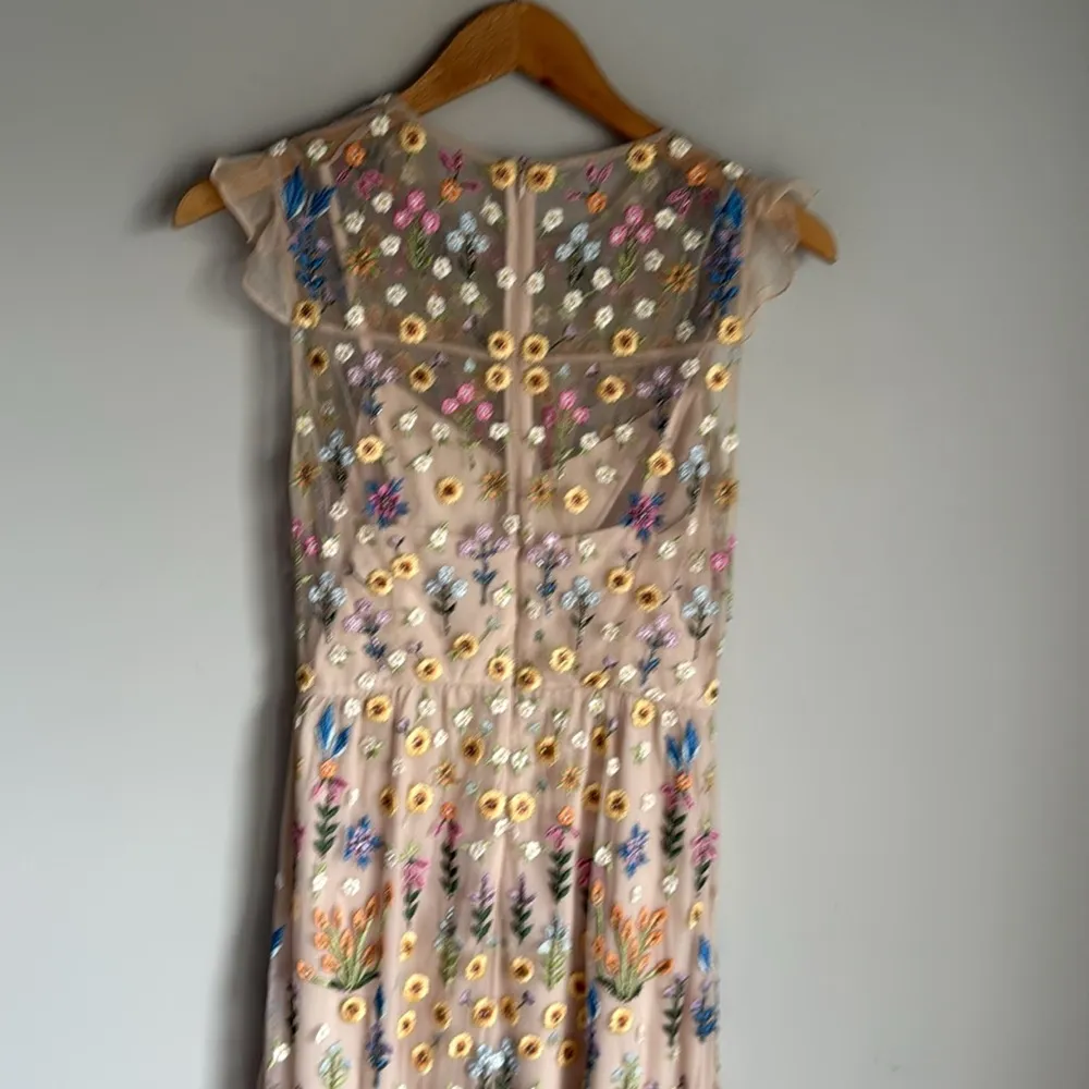 NEEDLE & THREAD Flowerbed Embroidery Gown in Petal 2 - Image 7