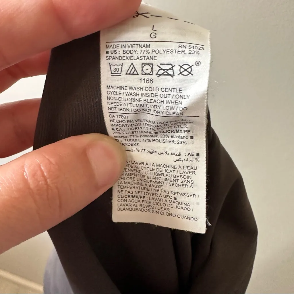 Old Navy Powersoft Olive Green Taupe Brown Jogger Elevate Active Legging Size L - Image 13