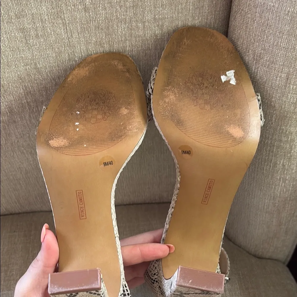 Vince Camuto Bendiva Snakeprint Heels - Image 5