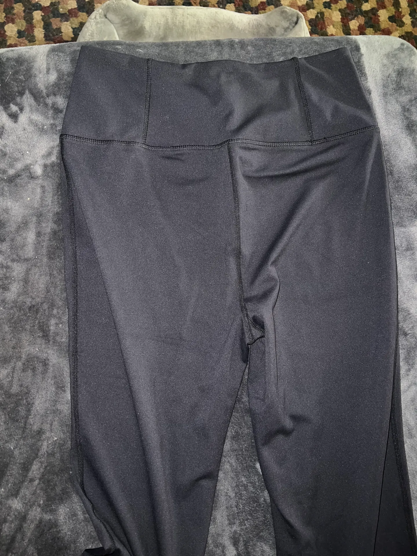 Halara High Waisted Back Pocket Plain Slight Flare Legging in Black - Image 10