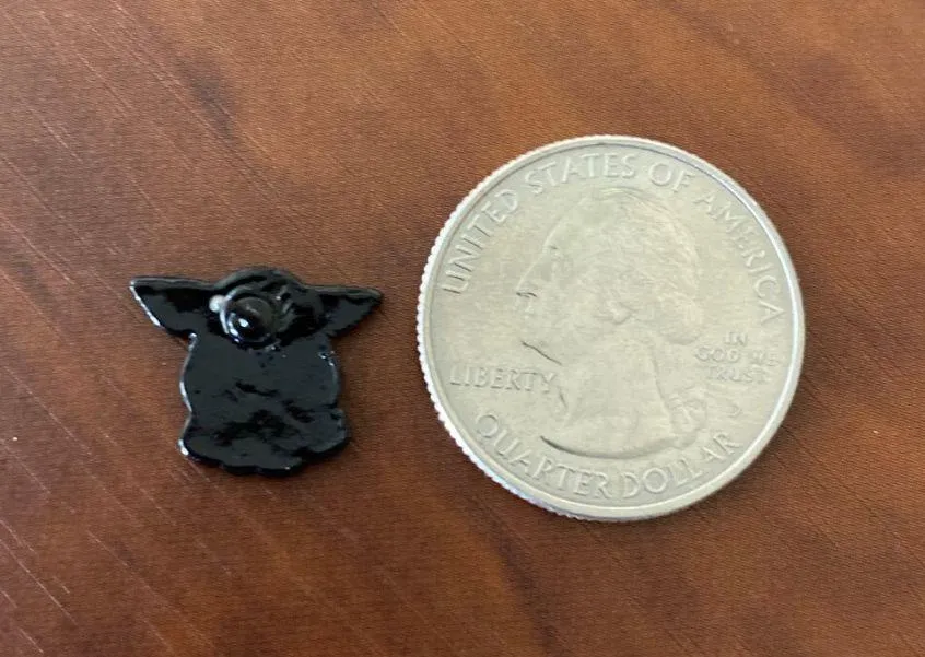 Boutique  Baby yoda kawaii stud earrings - Image 2