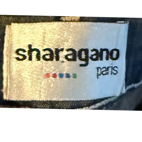 Vintage Sharagano Paris Oriane Embellished Flare Stretch Jean SZ S RARE LIKE NEW - Image 7